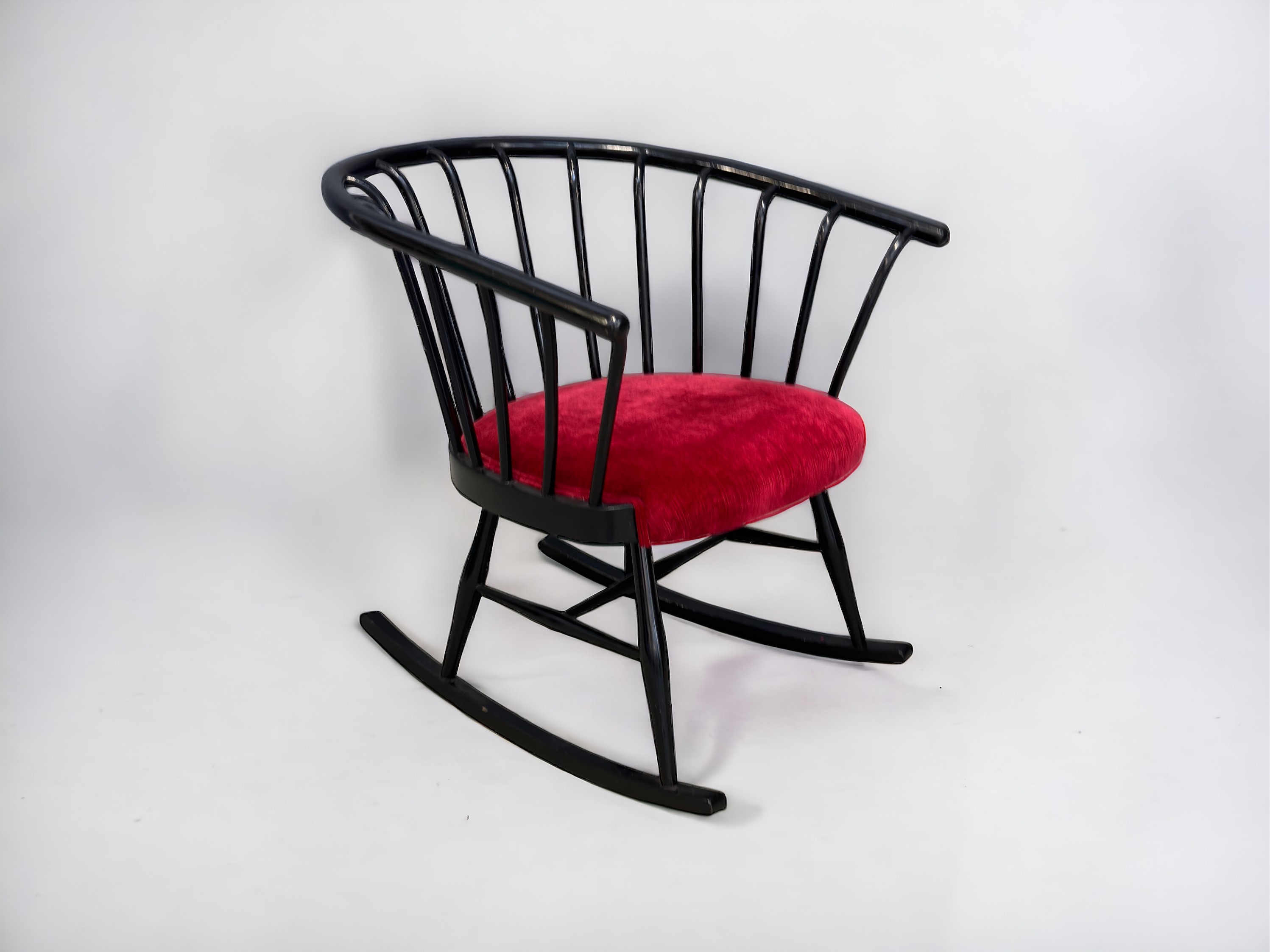 Ilmari Tapiovaara : Rocking chair  - Auction The Great Beauty - LTWID Auction House