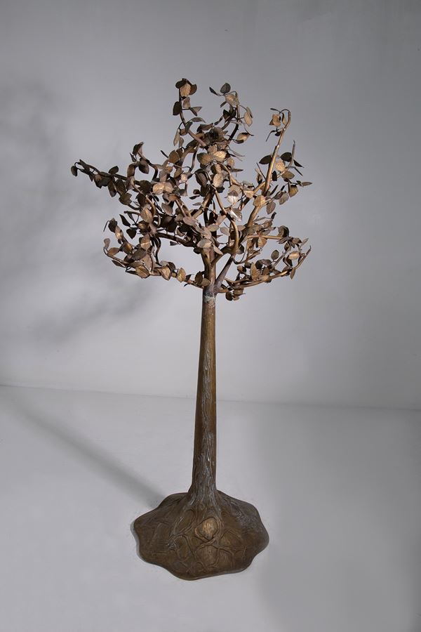 Manifattura Italiana - Scultura Liberty decorativa Albero