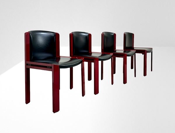 Joe Colombo - Four 300 chairs for Pozzi