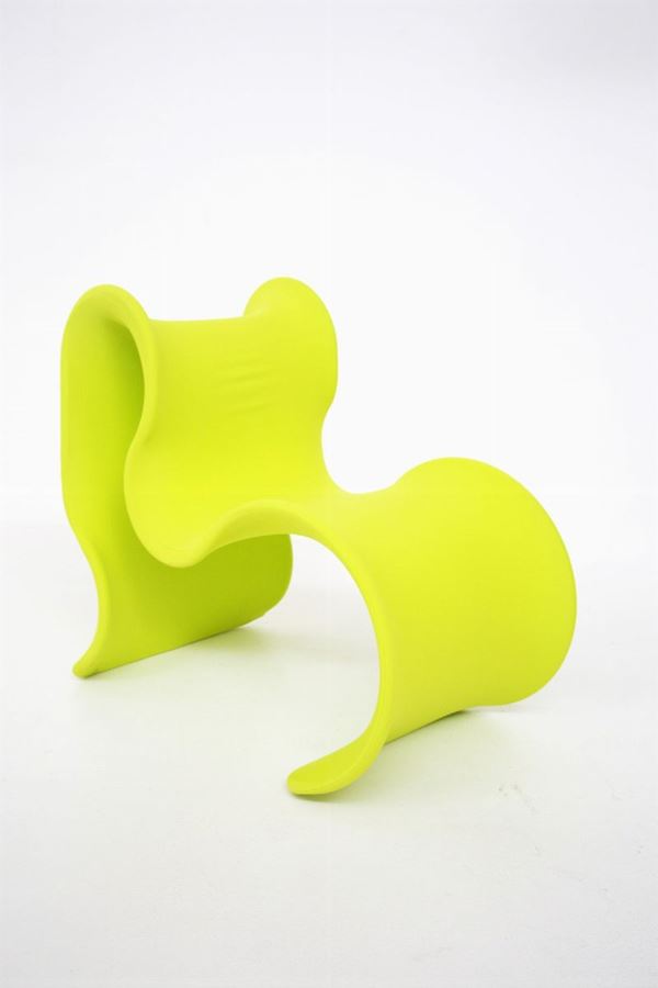 Gianni Pareschi - Gianni Pareschi Armchair Fiocco Acid Green for Busnelli