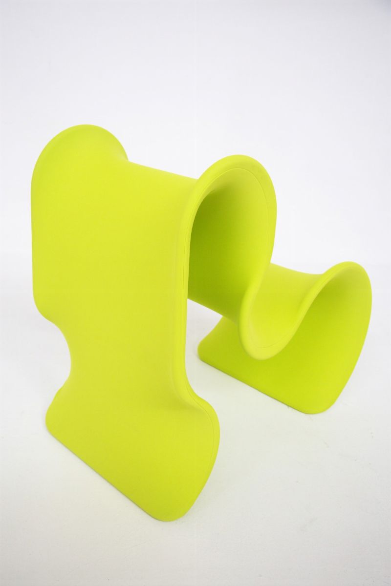 Gianni Pareschi Poltrona Fiocco Acid Green per Busnelli