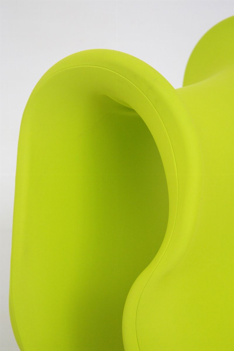 Gianni Pareschi Poltrona Fiocco Acid Green per Busnelli