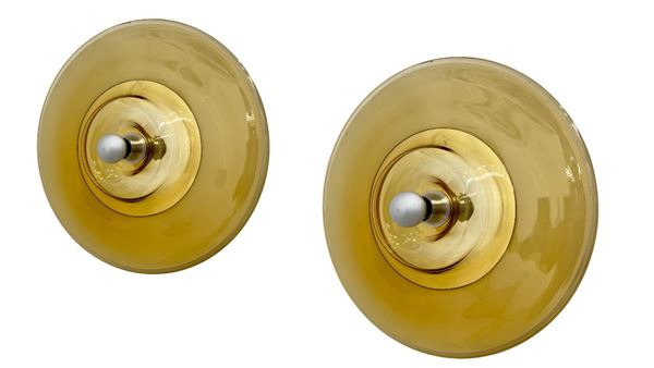 Pierre Cardin - Pair of wall sconces