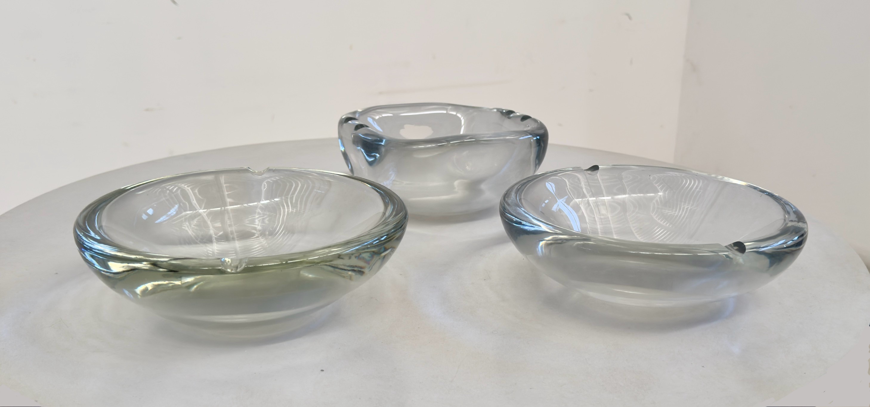 Alfredo Barbini : Three ashtrays  - Auction Summer Bid Chance - LTWID Auction House