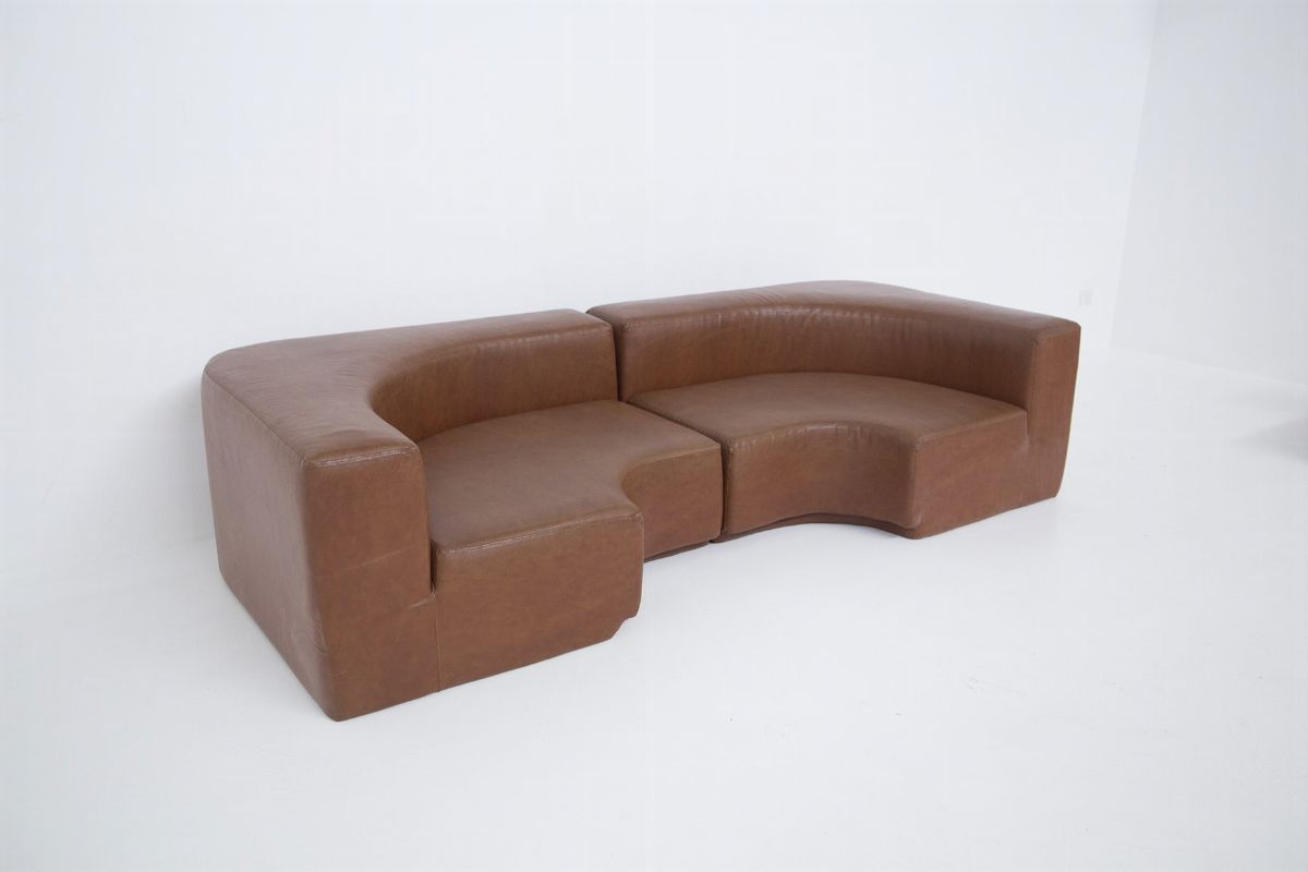 Divano Vintage Modulare in Similpelle
