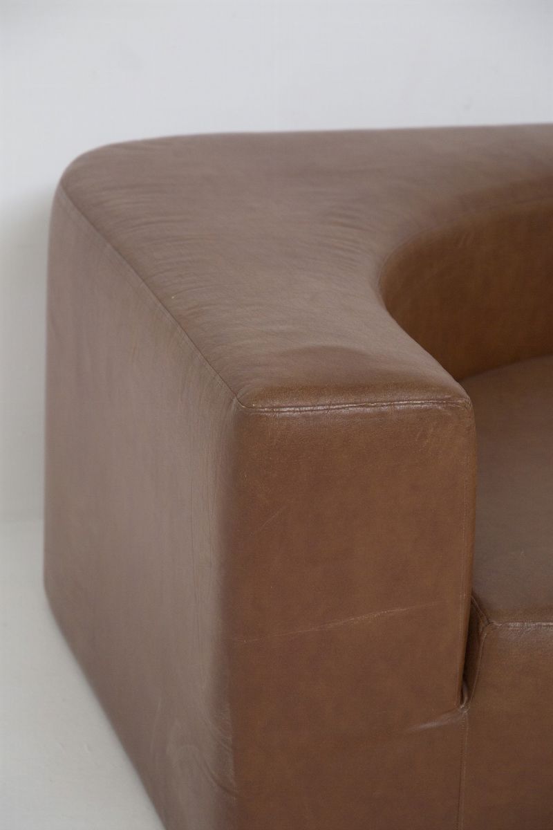Divano Vintage Modulare in Similpelle