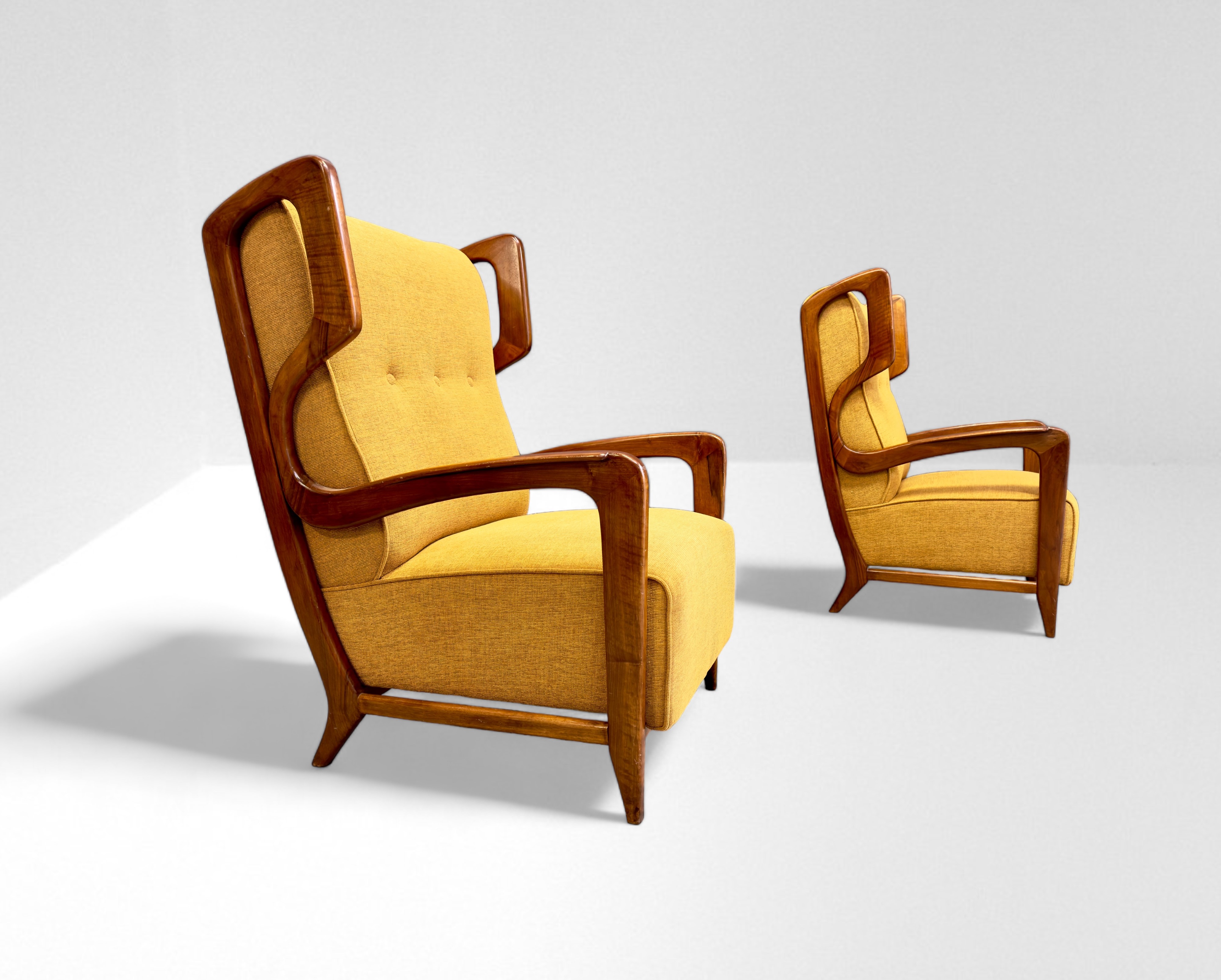 Gio Ponti : Pair of armchairs  - Auction The Great Beauty - LTWID Auction House