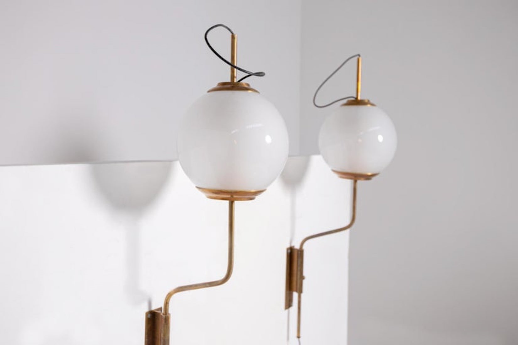 Pair Pallone Sconces Model Lp 11