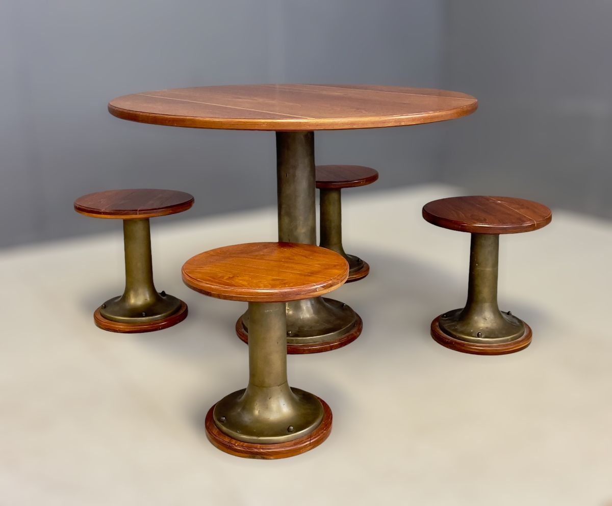 Ship Table And Stools,