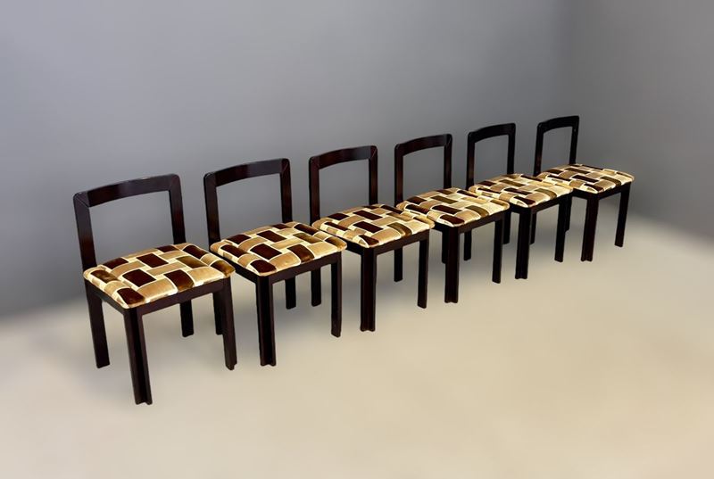 Sei sedie per sala da pranzo