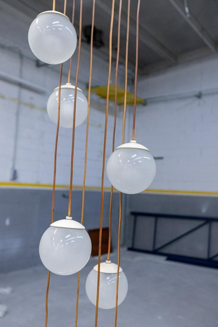 Large Ceiling Lamp By Gino Sarfatti Arteluce , 1958