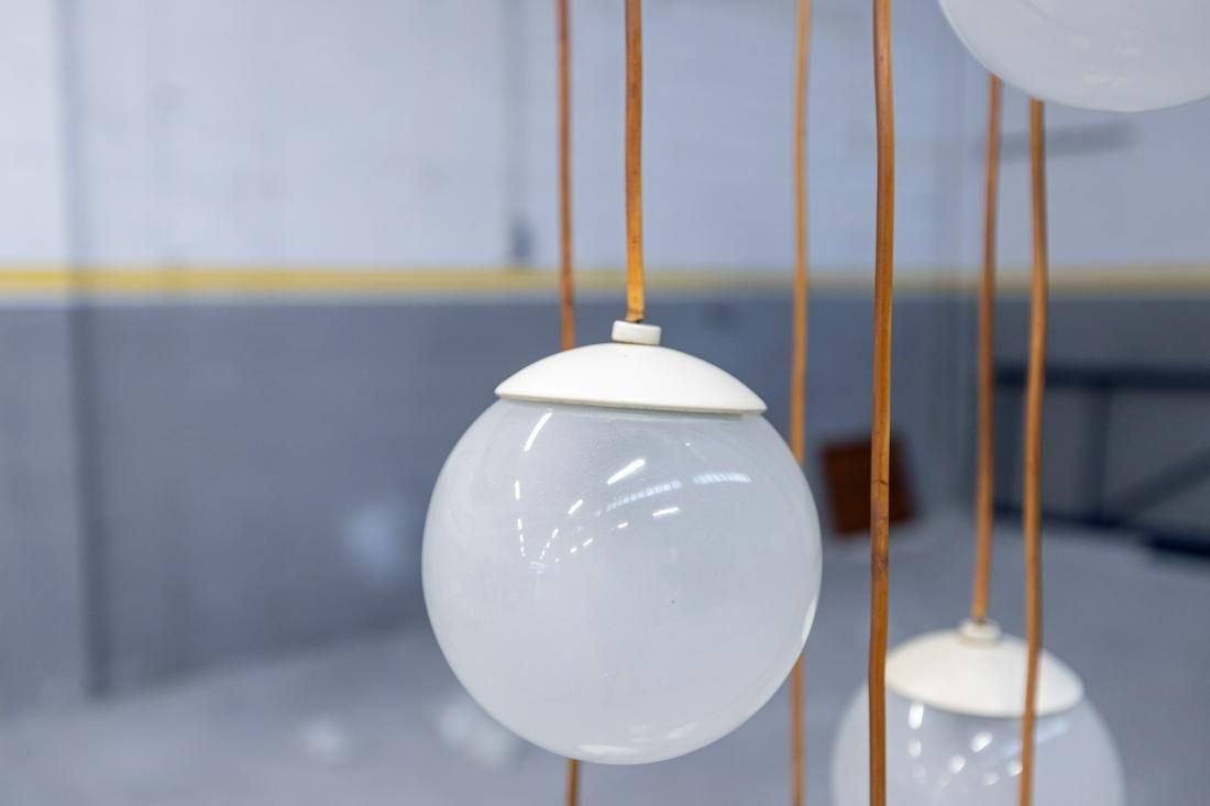 Large Ceiling Lamp By Gino Sarfatti Arteluce , 1958