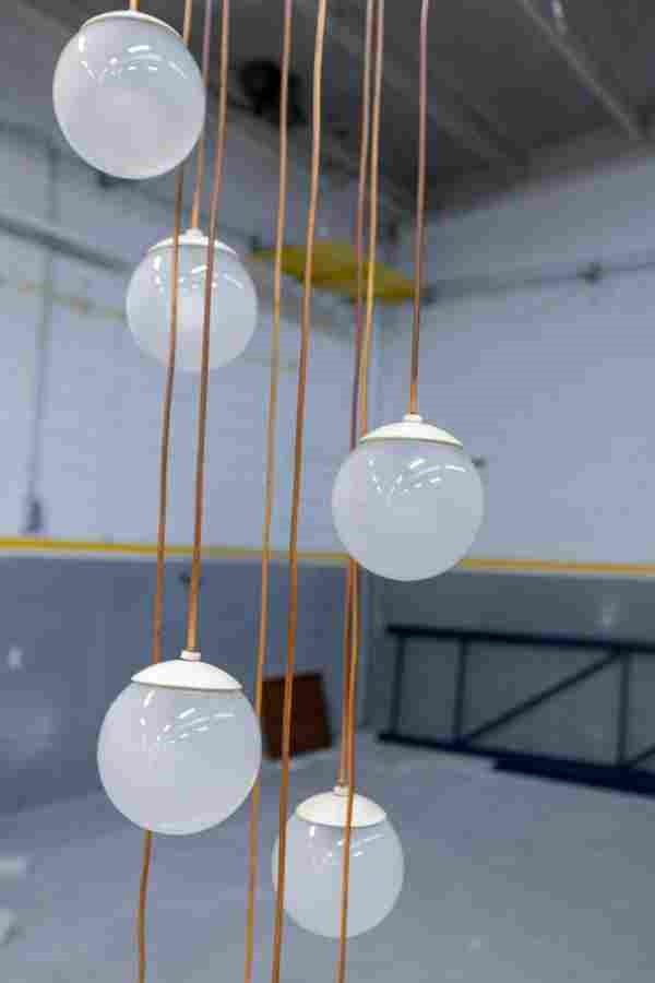 Large Ceiling Lamp By Gino Sarfatti Arteluce , 1958