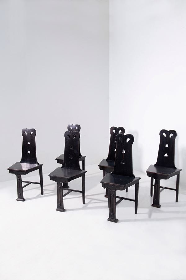 Ernesto Basile - Rare chairs by Basile