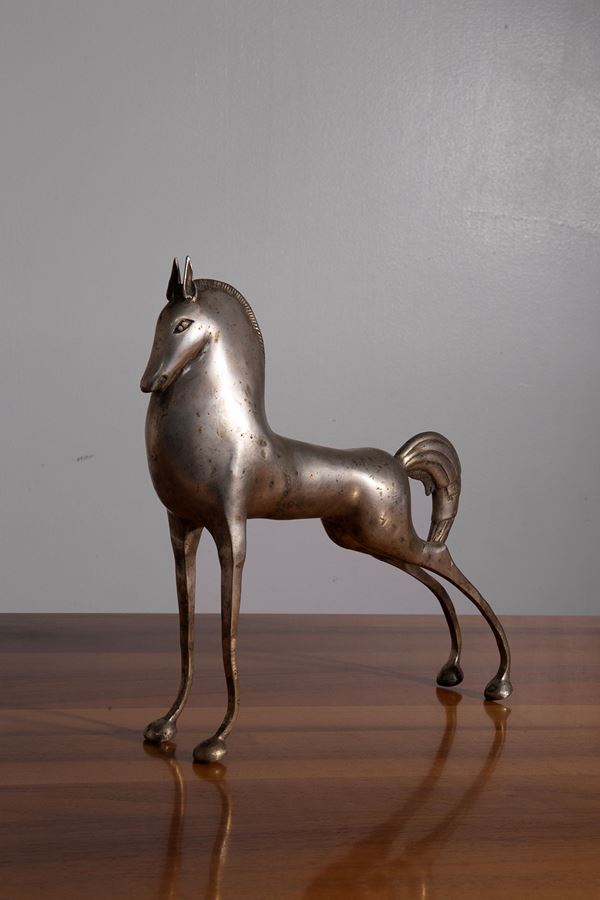 Scultura Cavallo Futurista italiano