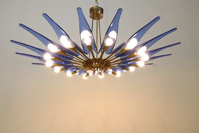 Lampadario Dahlia Max Ingrand