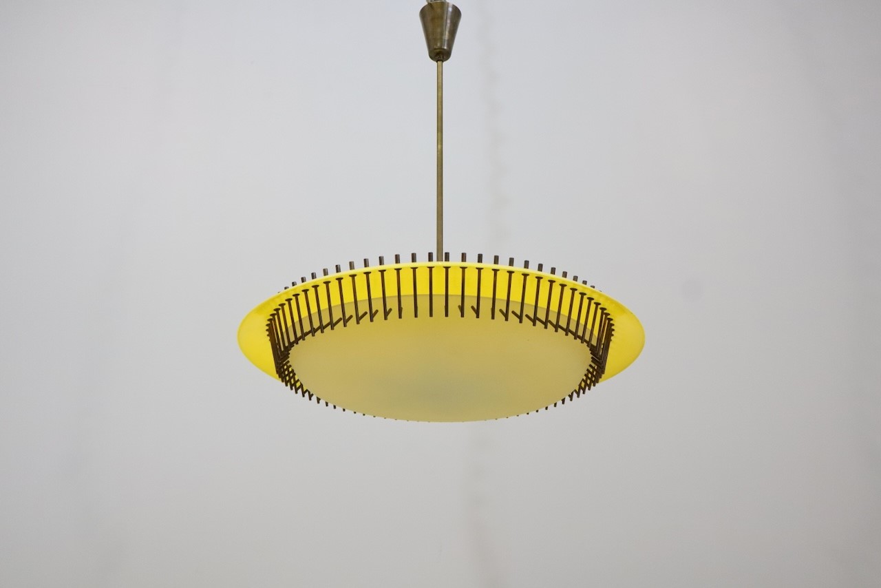 Angelo Lelii : Lampadario per Arredoluce  - Asta The Great Beauty - LTWID Auction House