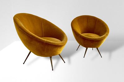Coppia di Poltrone Vintage
