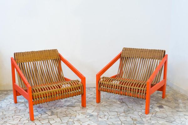 Gervasoni Udine - Pair of armchairs