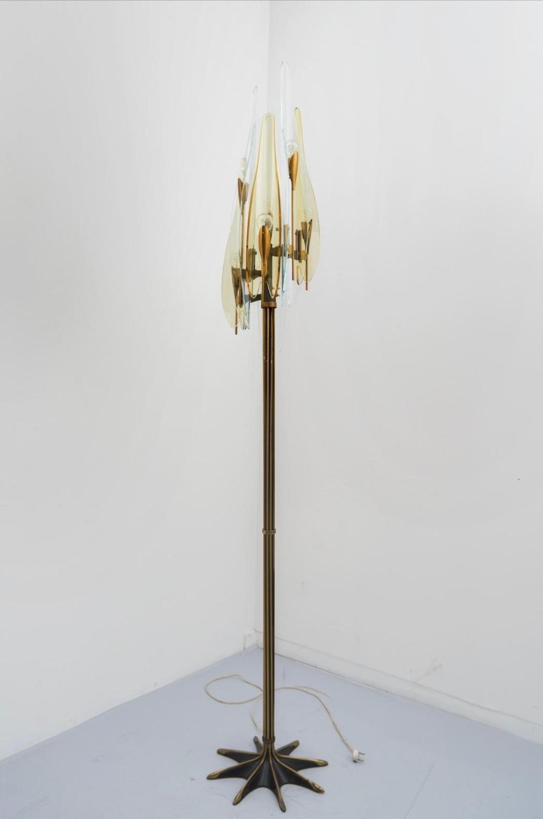 Max Ingrand : Lampada da terra Prototipo Dahlia  - Asta The Great Beauty - LTWID Auction House