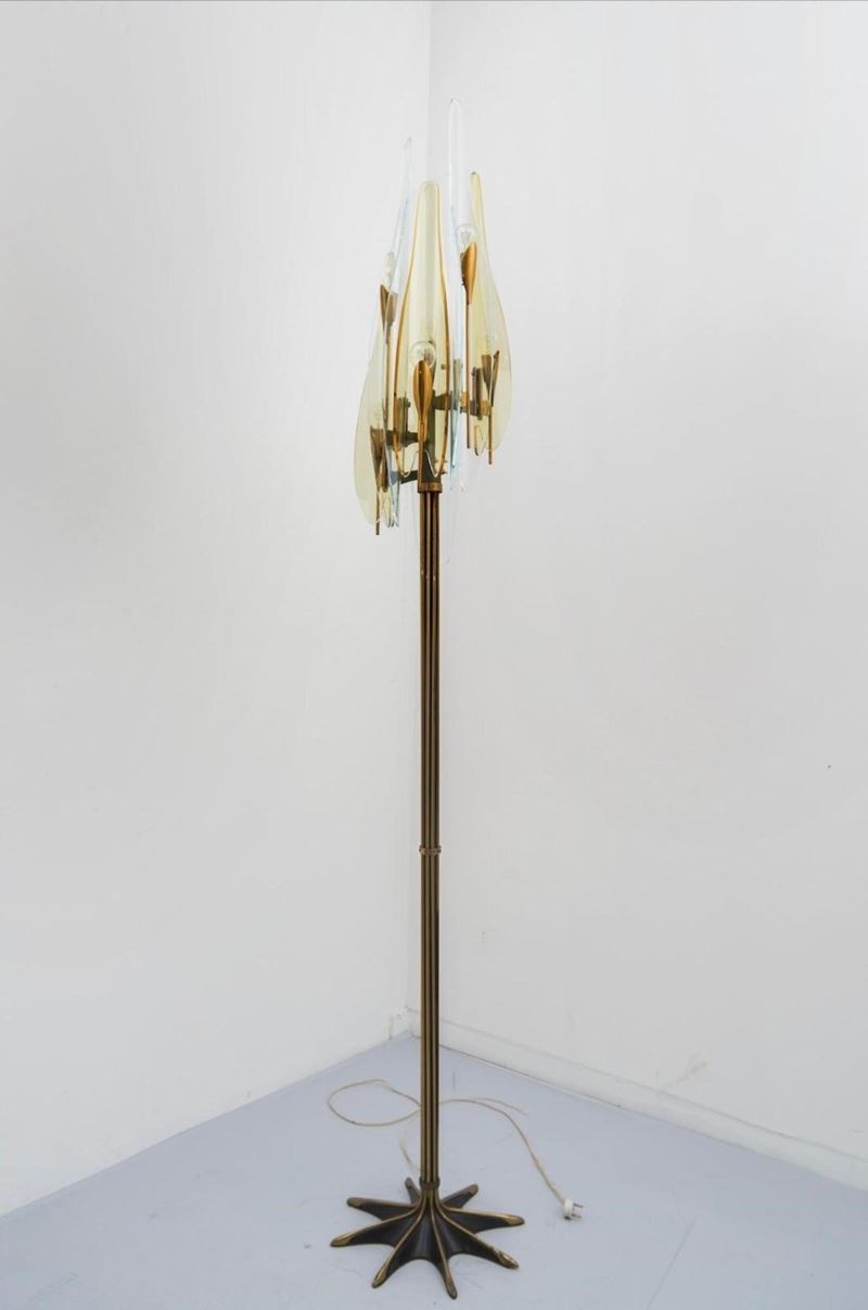 Max Ingrand - Lampada da Terra Prototipo Dahlia