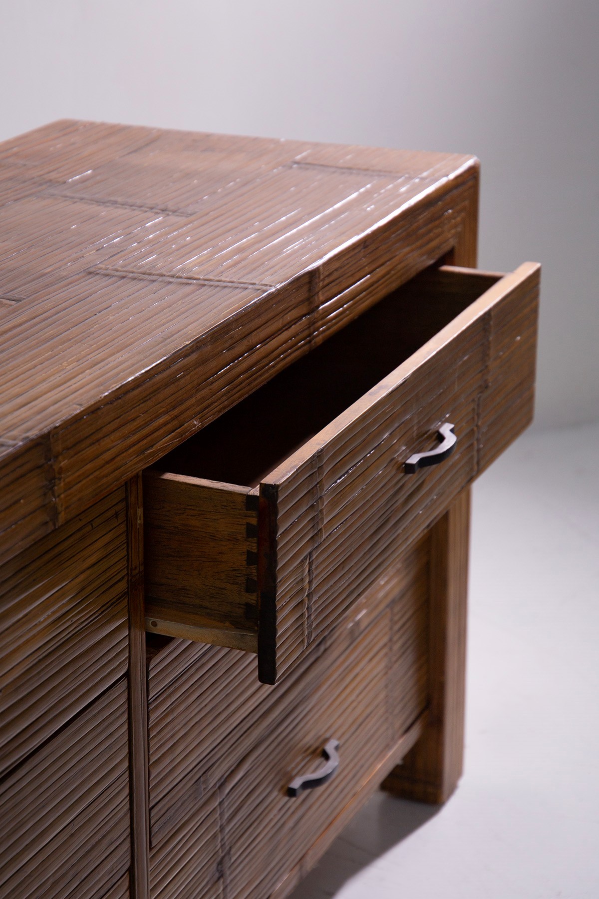 Cassettiera italiana in bamboo