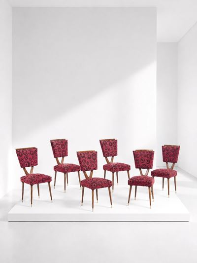 Set di Sei Sedie Vigorelli