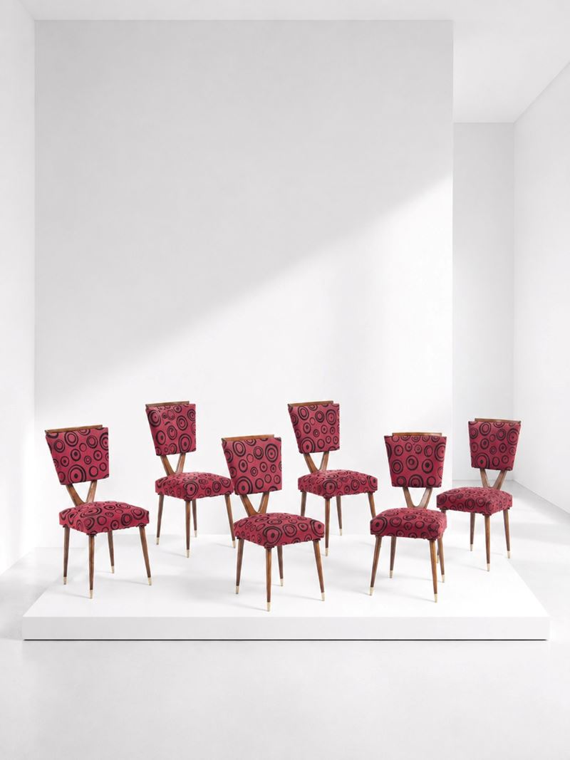 Set di Sei Sedie Vigorelli
