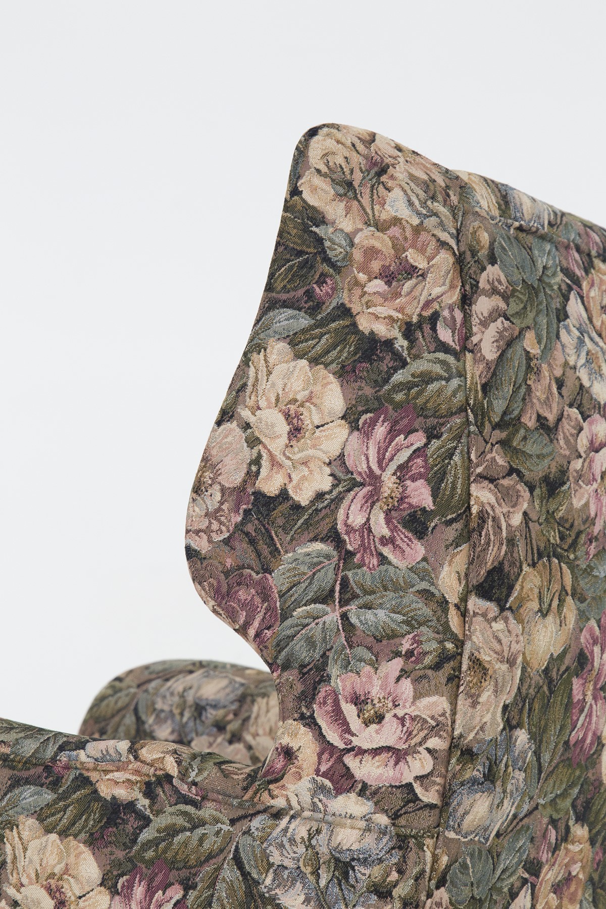 Poltrona italiana conn tessuto originale