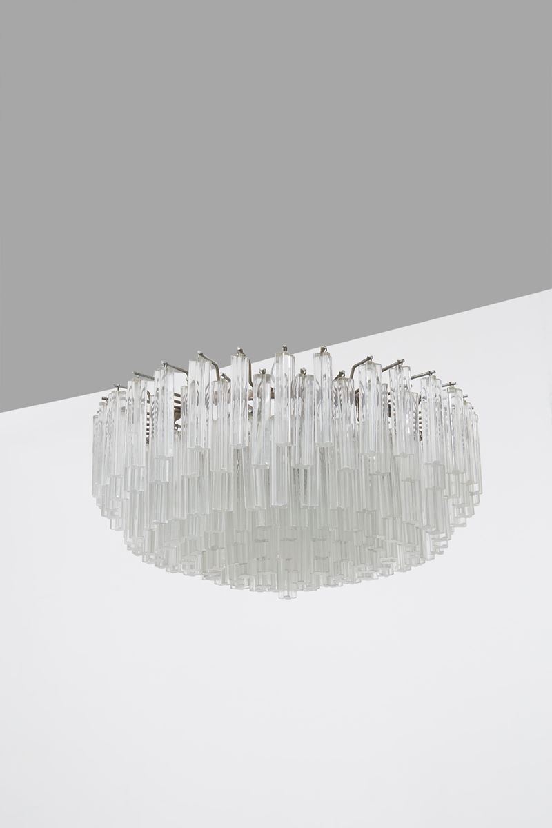 Lampadario a Stelo di Venini