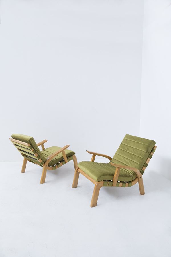 Gustavo Pulitzer - Pair of armchairs Giorgio Lacht