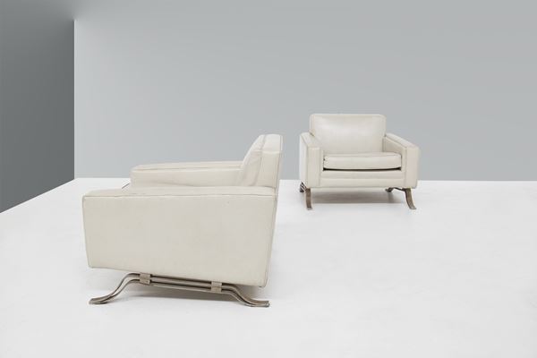 Ignazio Gardella - Attr. Armchairs Leather