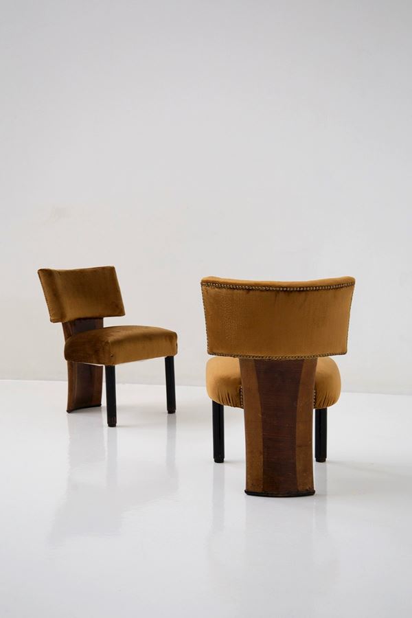 Gio Ponti - Pair of Armchairs Att.