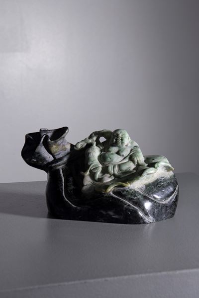 Statuetta di Buddha in Marmo