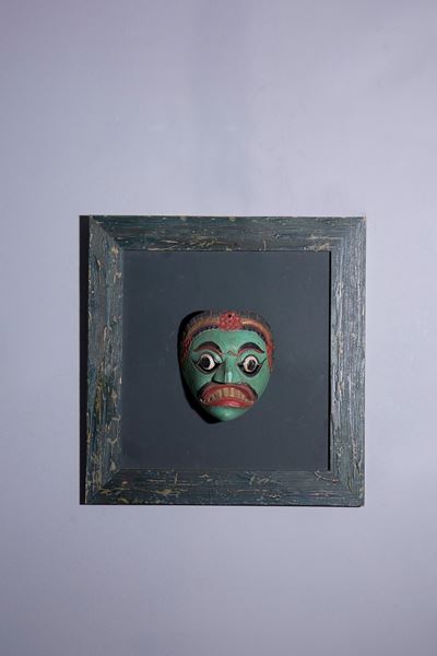 Quadro di Maschera Asiatica Ornamentale