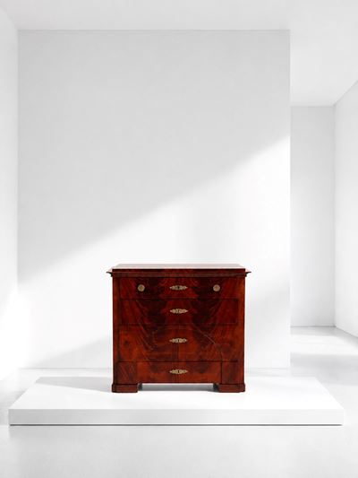 Antica Cassettiera in Stile Biedermeier