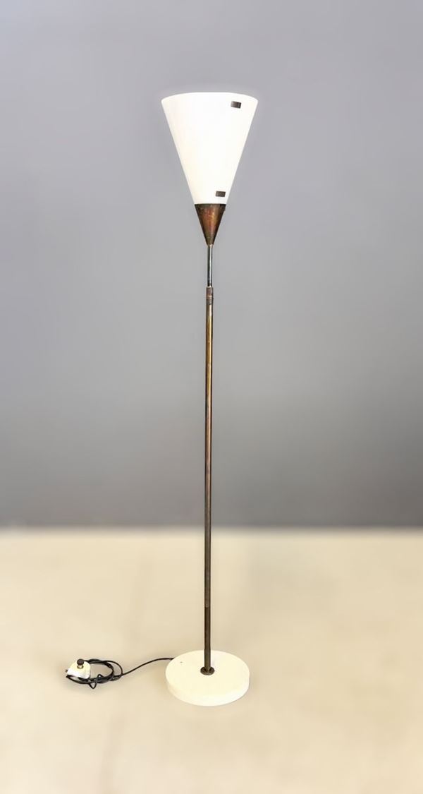 Giuseppe Ostuni - Giuseppe Ostuni 339 Adjustable Floor Lamp Oluce, 1950