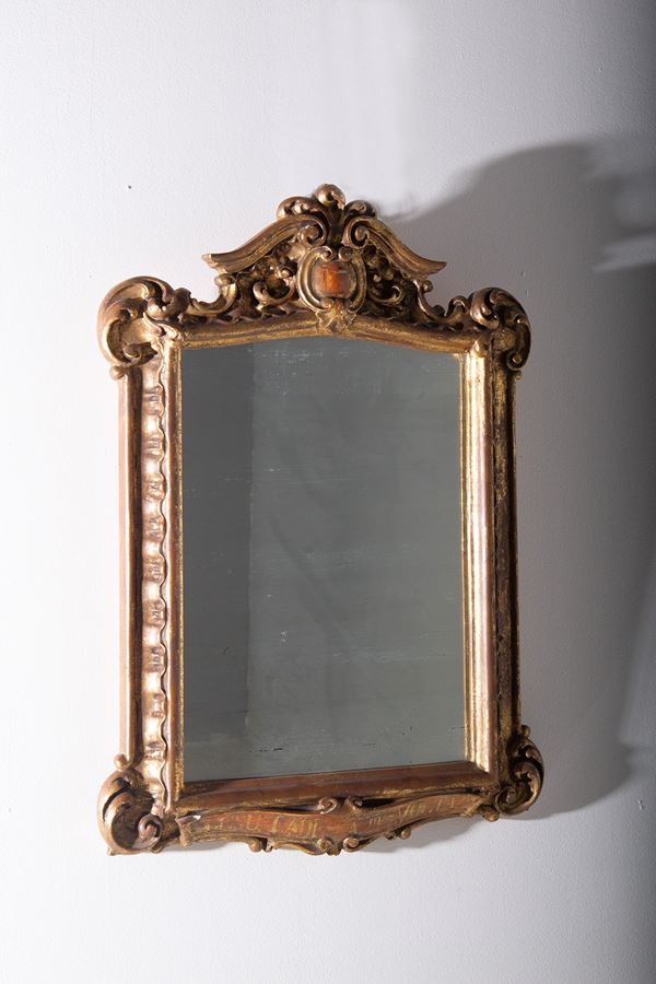 Antique Gold Leaf Mirror