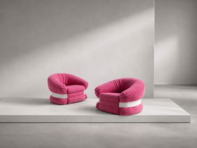 Coppia di Poltrone Fucsia