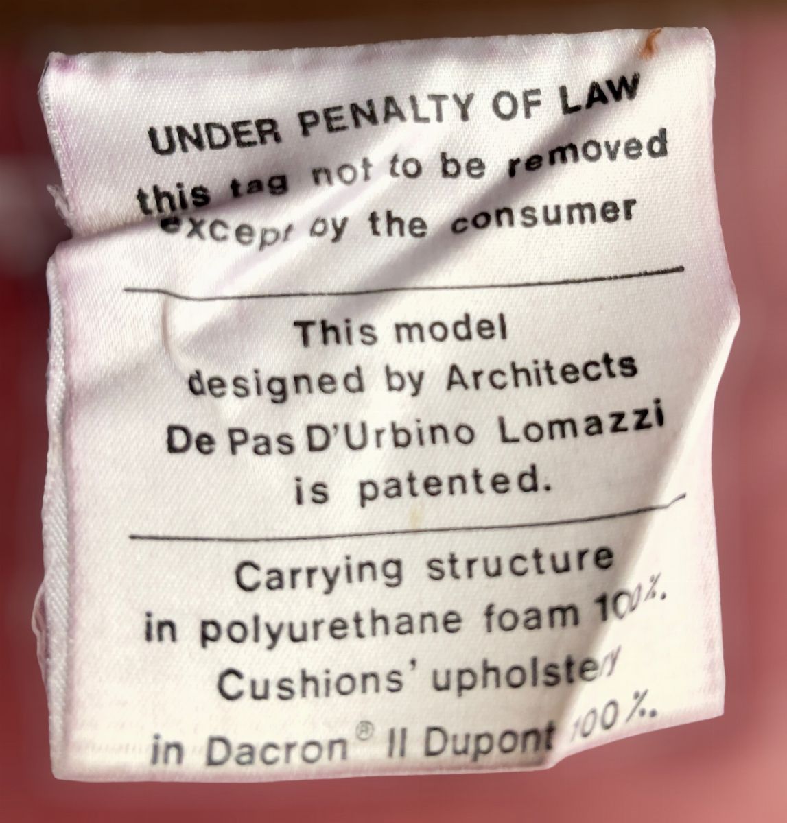 Divano Zanotta Mod. "cento per Cento"
