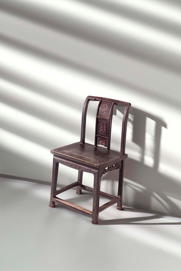 Vintage Chinese chair with inlays