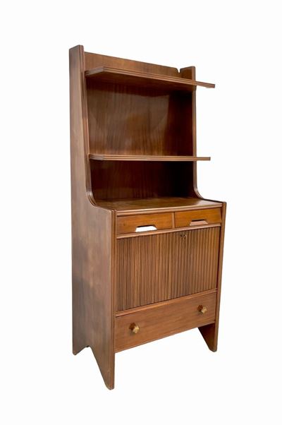Paolo Buff (attr.) Bookcase Cabinet, 1950s