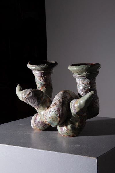 Portacandele in Ceramica