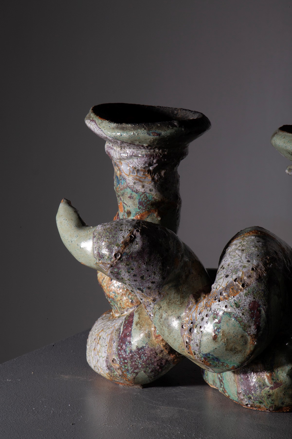 Portacandele in Ceramica
