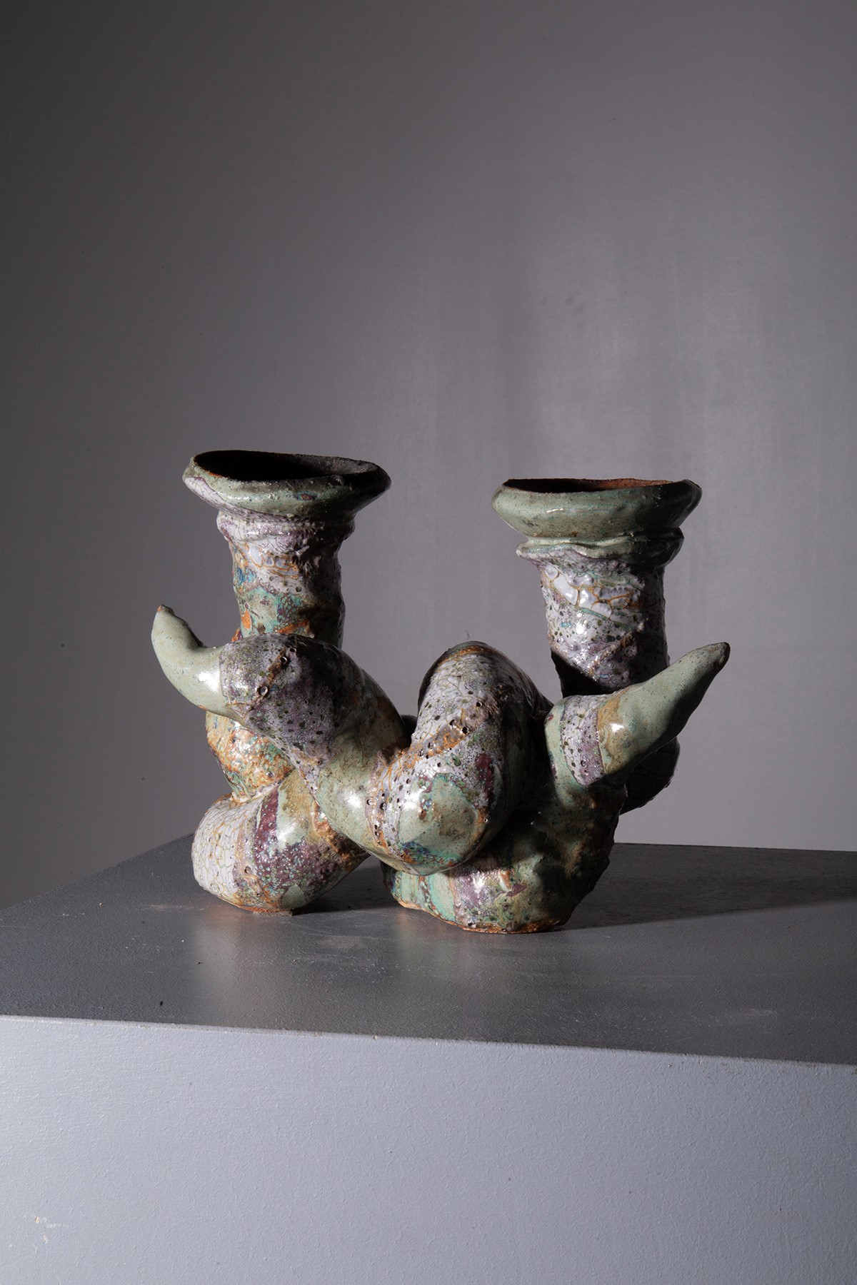 Portacandele in Ceramica