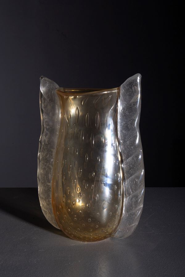 Ercole Barovier - Vaso in vetro Murano