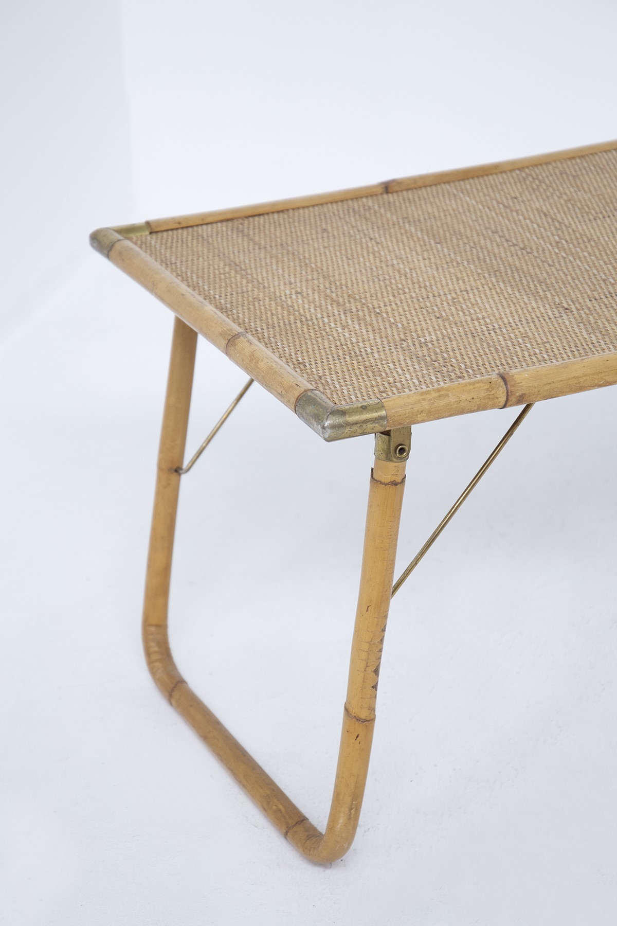 Tavolino in Bamboo e Rattan