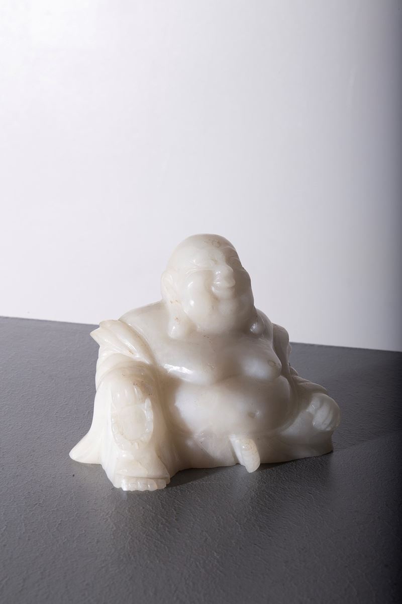 Buddai Buddha in Jada Bianca
