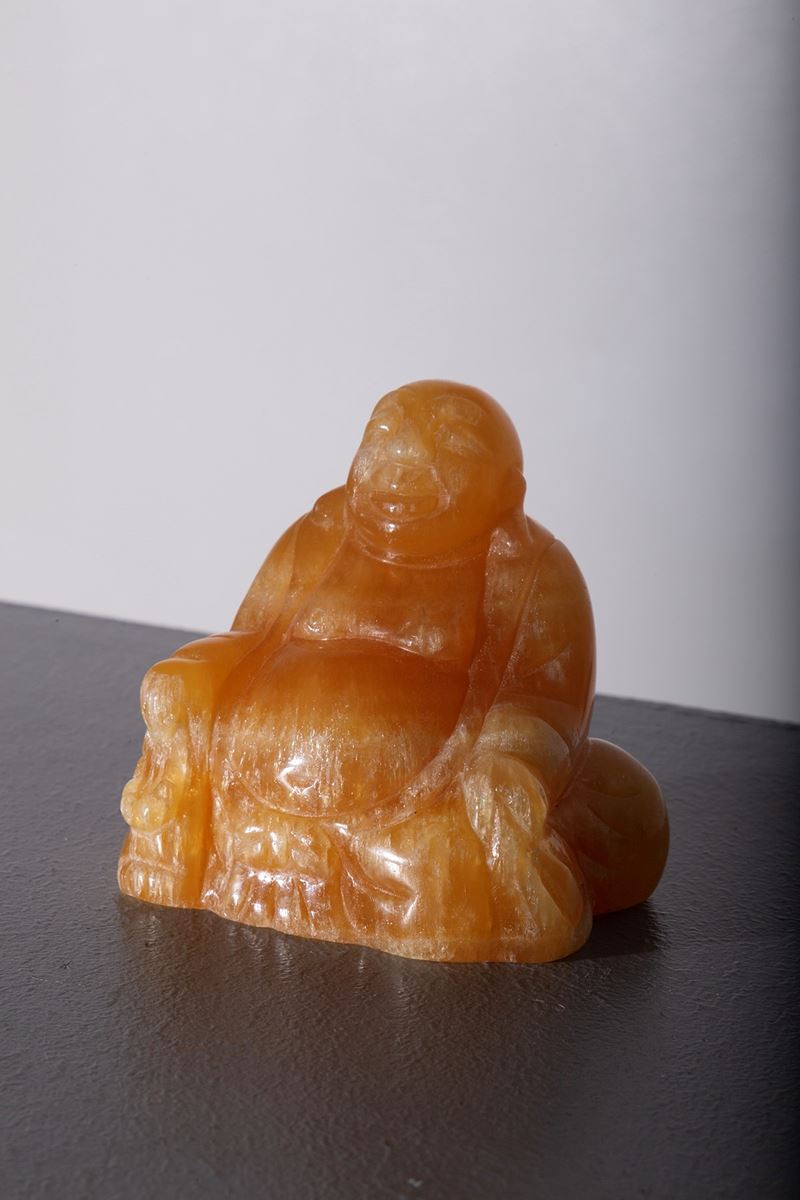 Buddai Buddha in Jada Orancione