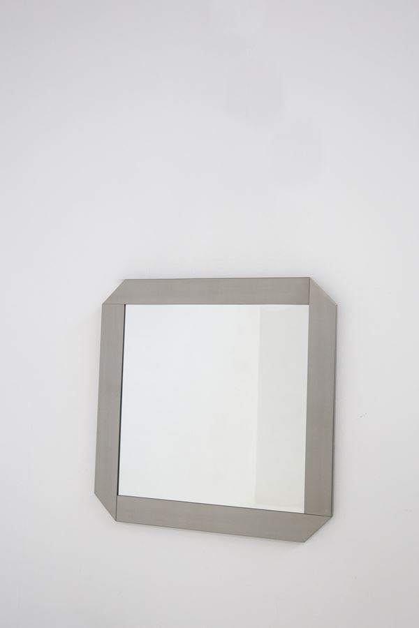 Vittorio Introini - Vintage Square Mirror for Residence Vips